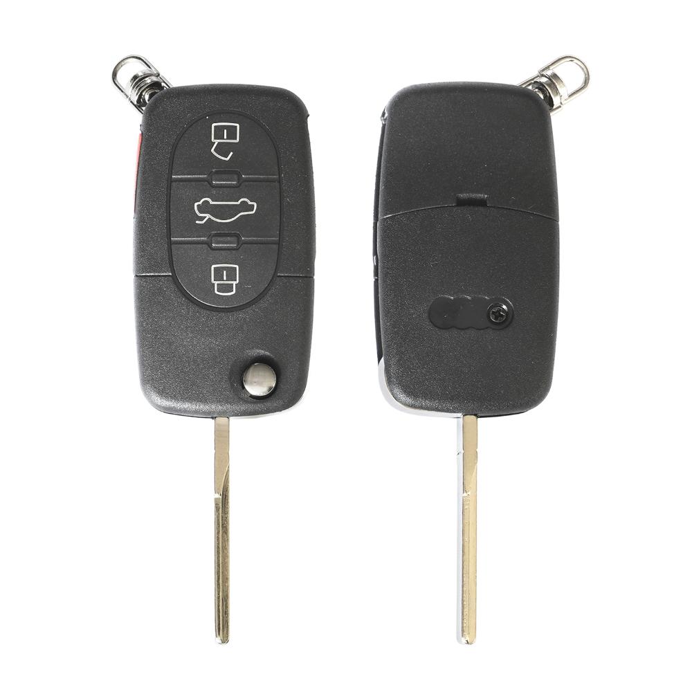 AKONEN 004AD009 CARCASA CHEIE CONTACT PENTRU AUDI A3 / A6 / A8, 3+1 BUTOANE, CU CHEIE