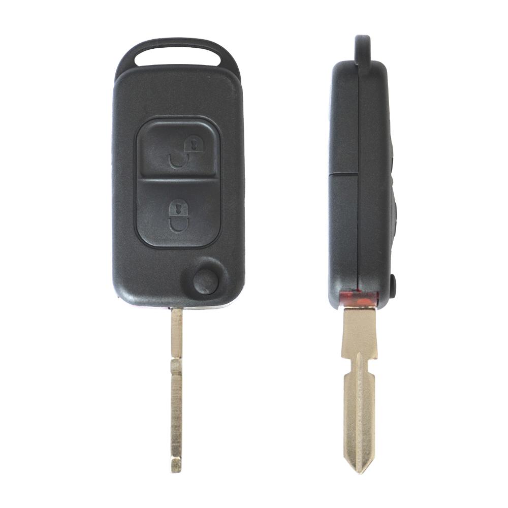 AKONEN 004MC011 CARCASA CHEIE CONTACT PENTRU MERCEDES CLASSE A (W168) / CLASSE C (W202 / W203) / CLASSE E (W210) / CLASSE G (W461), 2 BUTOANE, CU CHEIE