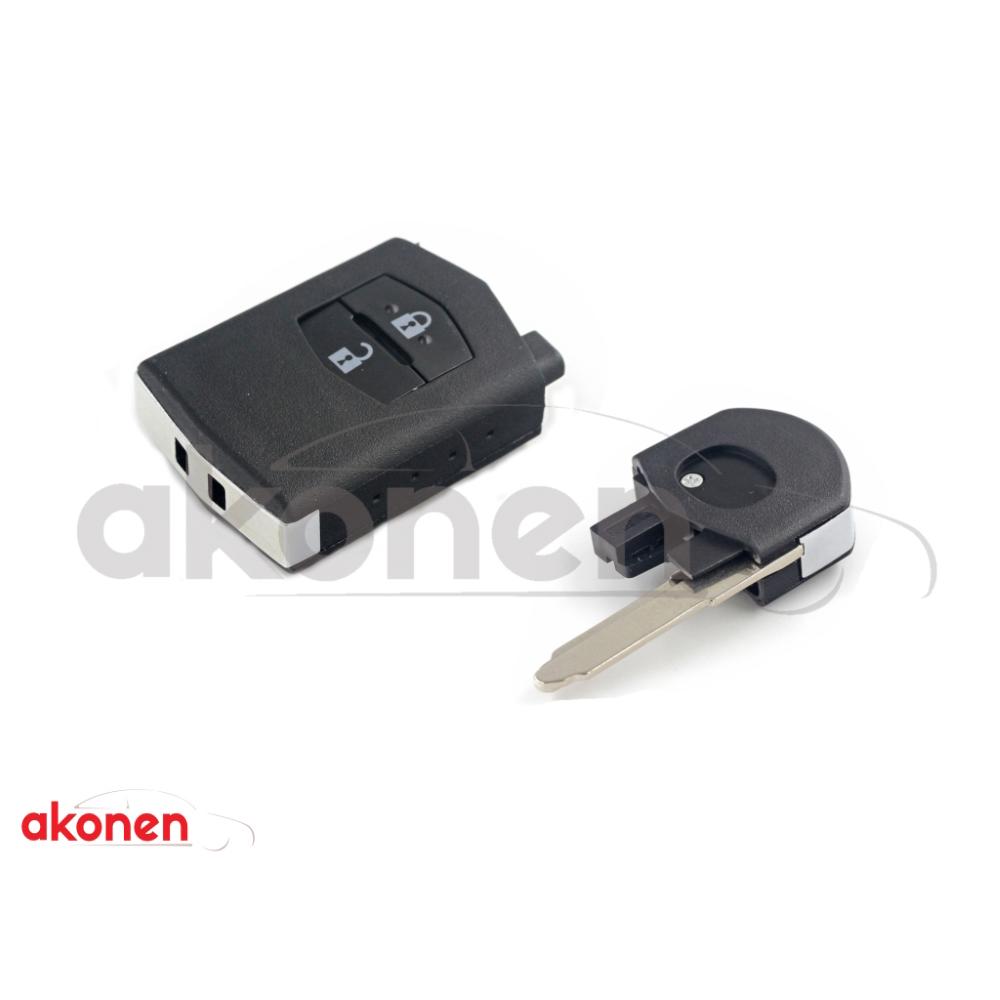 AKONEN 004MZ006 CARCASA CHEIE CONTACT PENTRU MAZDA 2 / 3 / 5 / 6 / RX8 / MX5, 2 BUTOANE, CU CHEIE