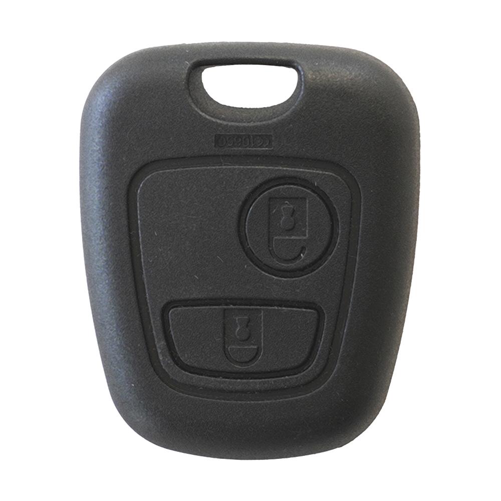 AKONEN 004PG021 CARCASA CHEIE CONTACT PENTRU PEUGEOT 106 / 107 / 206 / 207 / BERLINGO / XSARA PICASSO / SAXO, 2 BUTOANE, FARA CHEIE