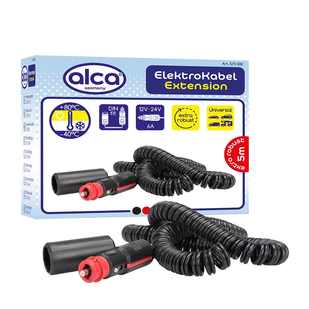 ALCA 570000 CABLU PRELUNGITOR SPIRALAT BRICHETA 12/24V 6A