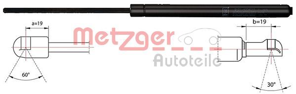 METZGER 2110506 Amortizor portbagaj