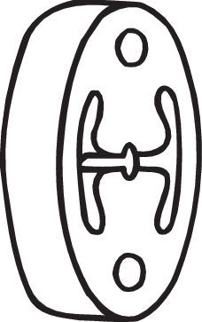 BOSAL 255-217 Banda cauciuc, sistem de esapament