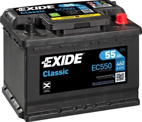 Baterie auto EXIDE EC550 55Ah 12V 