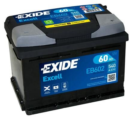 Baterie auto EXIDE EB602 60Ah 12V 