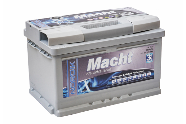 Baterie auto MACHT NORDIK 72Ah 12V 19905