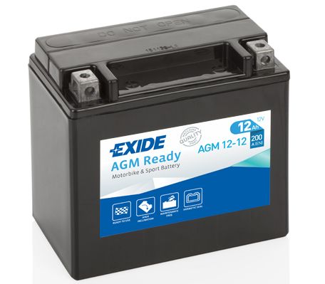 Baterie moto EXIDE AGM12-12 12Ah 12V 