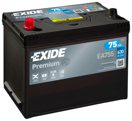 Baterie auto EXIDE EA755 75Ah 12V 