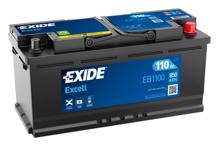 Baterie auto EXIDE EB1100 110Ah 12V 