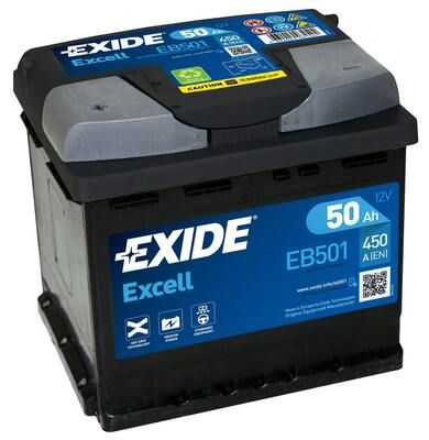Baterie auto EXIDE EB501 50Ah 12V 