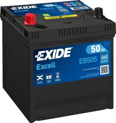 Baterie auto EXIDE EB505 50Ah 12V 