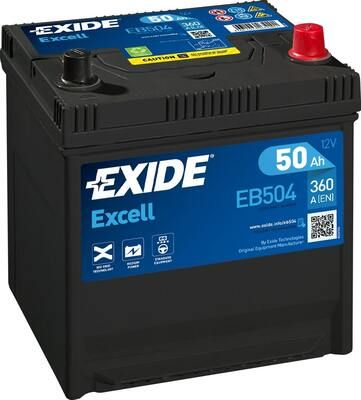 Baterie auto EXIDE EB504 50Ah 12V 