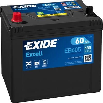 Baterie auto EXIDE EB605 60Ah 12V 