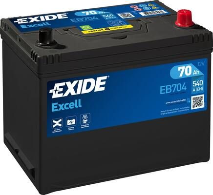 Baterie auto EXIDE EB704 70Ah 12V 