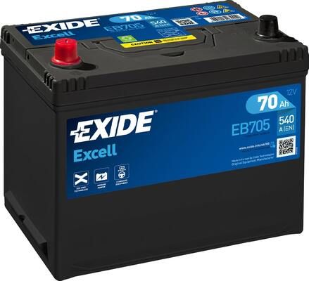 Baterie auto EXIDE EB705 70Ah 12V 