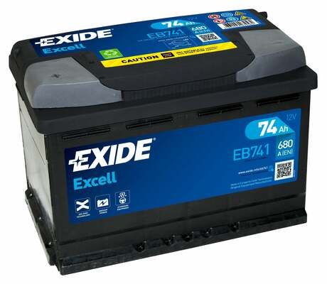 Baterie auto EXIDE EB741 74Ah 12V 