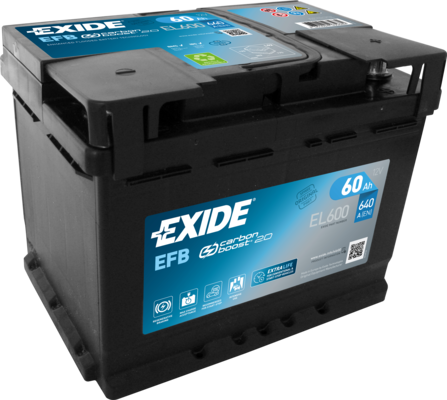 Baterie auto EXIDE EL600 60Ah 12V 