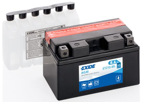 Baterie moto EXIDE ETZ10-BS 8,6Ah 12V 