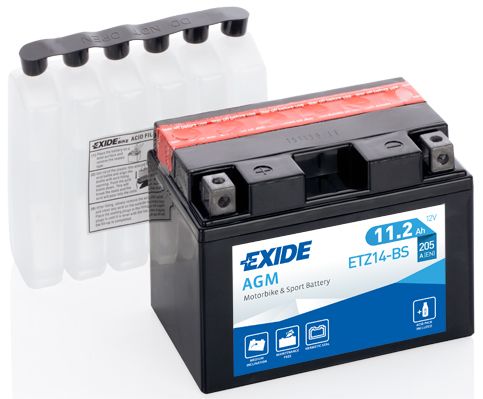 Baterie moto EXIDE ETZ14-BS 11,2Ah 12V 