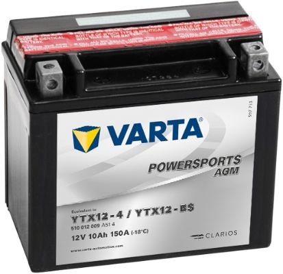 Baterie moto VARTA 510012009A514 10Ah 12V 