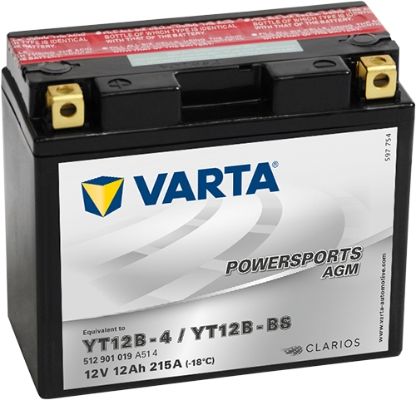 Baterie moto VARTA 512901019A514 12Ah 12V 