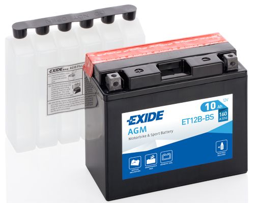 Baterie moto EXIDE ET12B-BS 10Ah 12V 