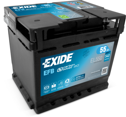 Baterie auto EXIDE EL550 55Ah 12V 