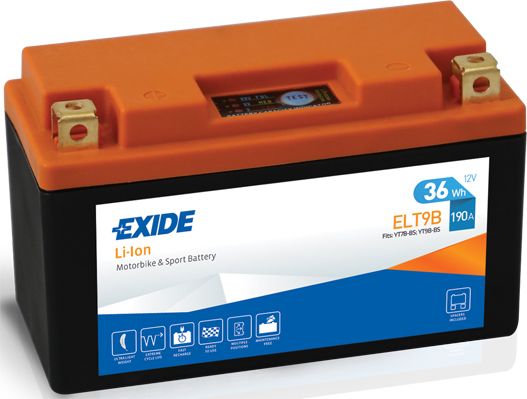 Baterie moto EXIDE ELT9B 3Ah 12V 