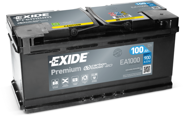 Baterie auto EXIDE EA1000 100Ah 12V 