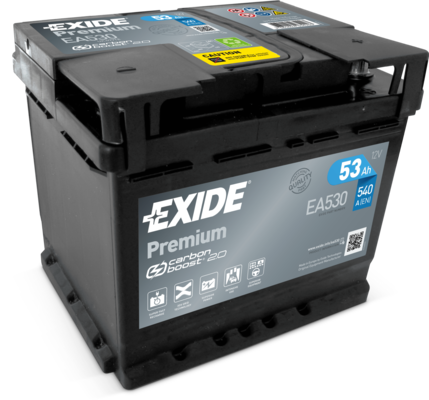 Baterie auto EXIDE EA530 53Ah 12V 