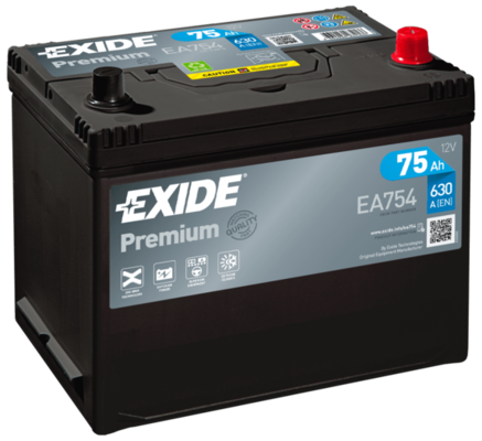 Baterie auto EXIDE EA754 75Ah 12V 
