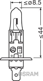OSRAM 64150 Bec, proiector ceata