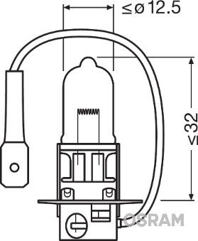 OSRAM 64156 Bec, proiector ceata