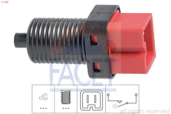 FACET 7.1184 Comutator, actionare frana (comanda motor)
