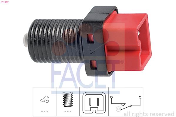 FACET 7.1187 Comutator, actionare frana (comanda motor)