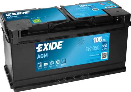 Baterie auto EXIDE EK1050 105Ah 12V 