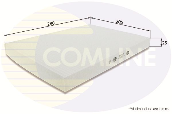 COMLINE EKF112 Filtru, aer habitaclu
