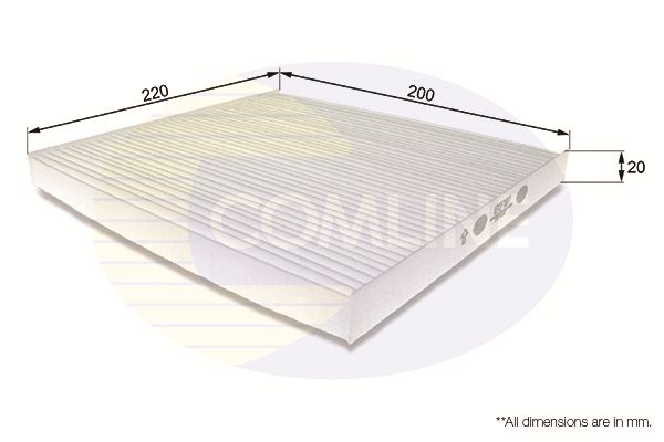 COMLINE EKF187 Filtru, aer habitaclu