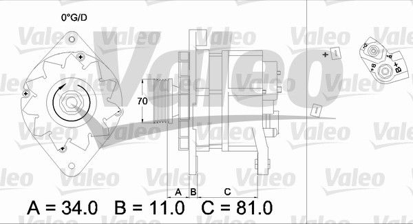 VALEO 436302 Generator/Alternator
