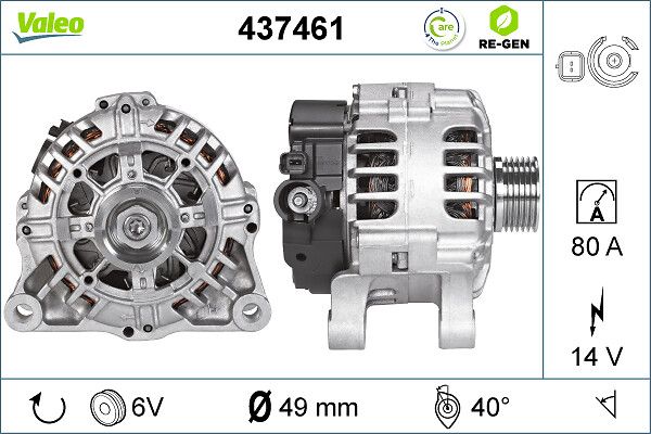 VALEO 437461 Generator/Alternator