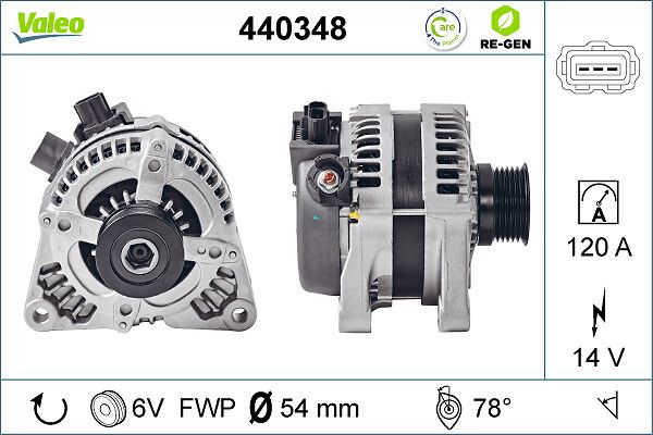 VALEO 440348 Generator/Alternator