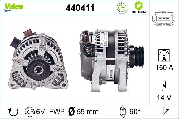 VALEO 440411 Generator/Alternator