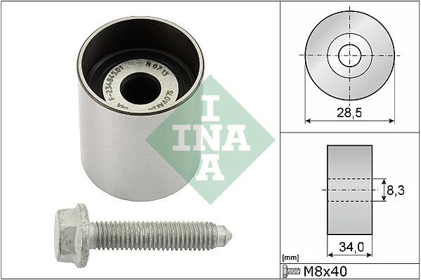 INA 532019710 Rola ghidare/conducere, curea distributie