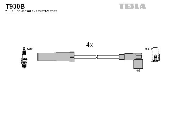 TESLA T930B Set cablaj aprinder