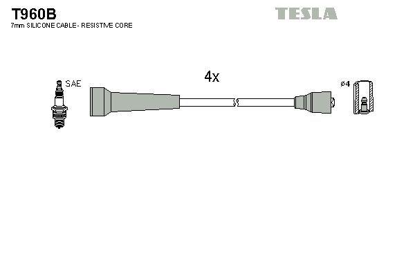 TESLA T960B Set cablaj aprinder