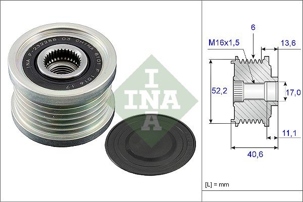 INA 535004410 Sistem roata libera, generator