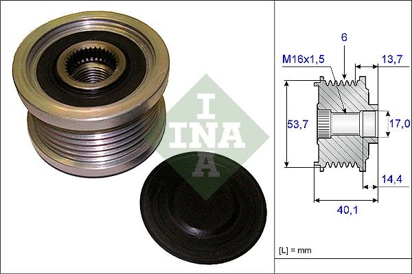 INA 535020210 Sistem roata libera, generator