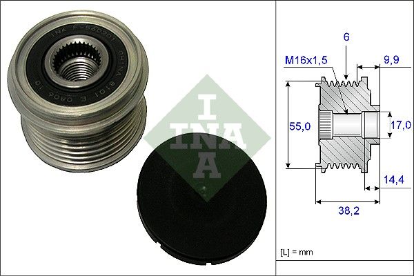 INA 535021610 Sistem roata libera, generator
