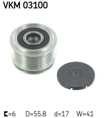 SKF VKM03100 Sistem roata libera, generator