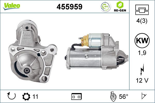 VALEO 455959 Starter